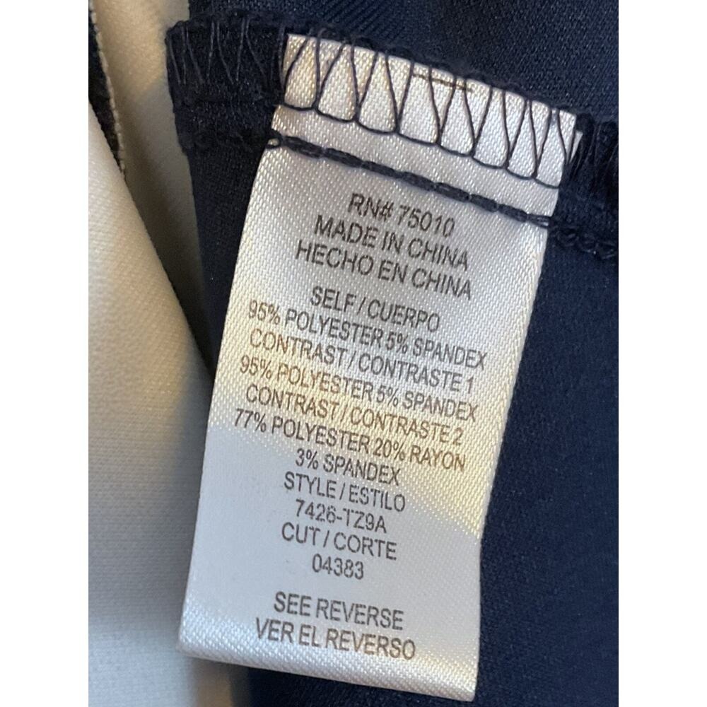 City Studios Dress Juniors Size S Navy Blue White Striped Skater Cocktail Dress‎ - Picture 9 of 10